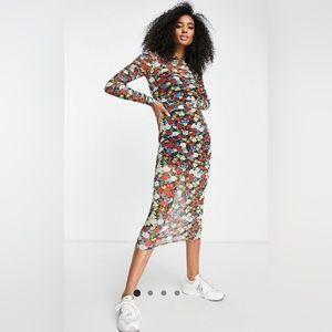 ASOS Design Long Sleeve Midi dress